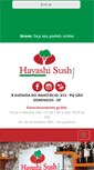 Mobile Screenshot of hayashisushi.com.br